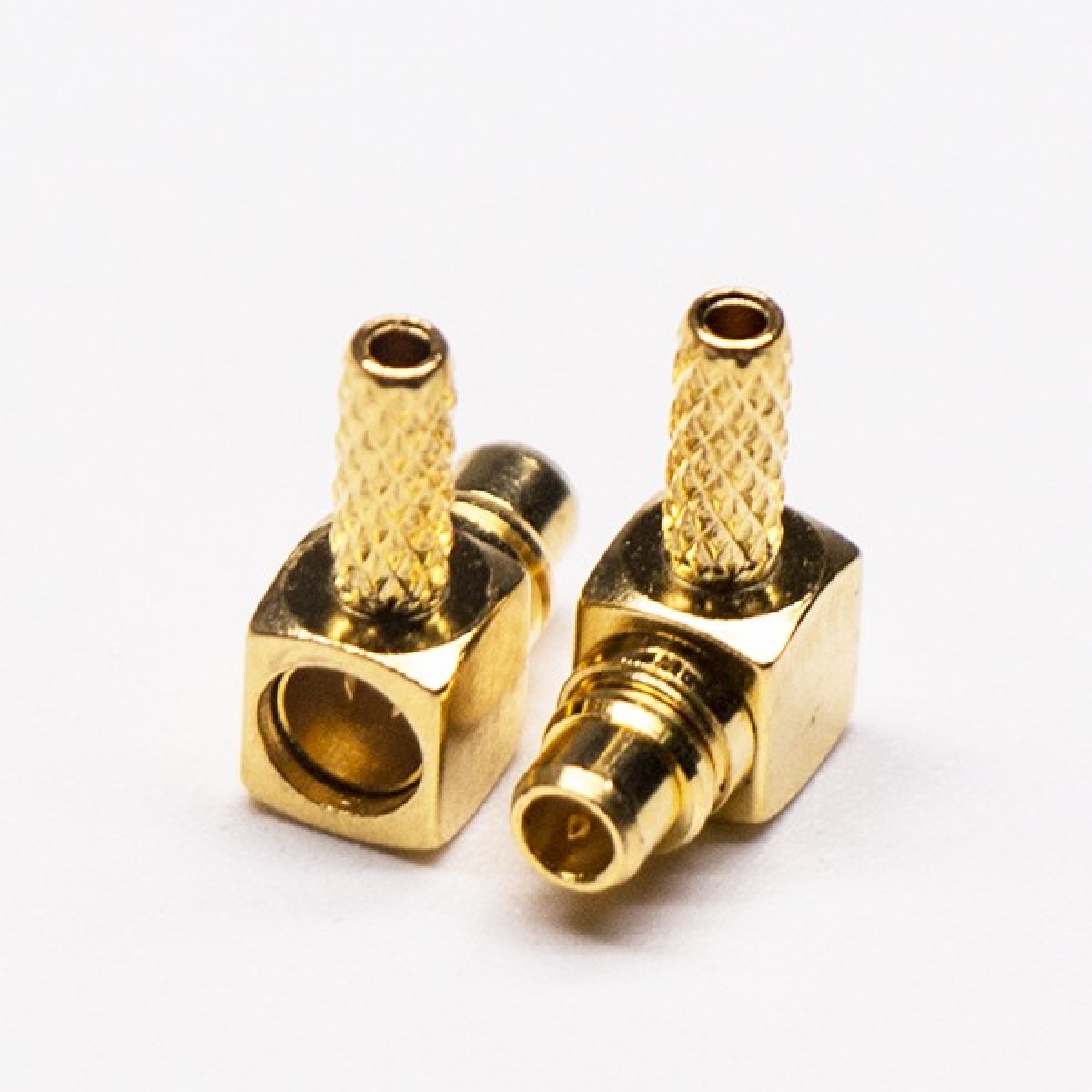 MMCX弯公头镀金压接式射频同轴线缆