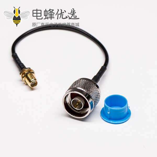 SMA同轴线接头直式母头转N公头接RG174组装线材
