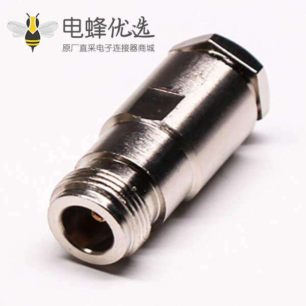 n-type连接头直式180度母头螺母锁紧