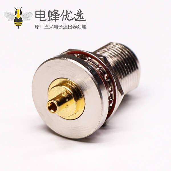 N型头焊接接同轴线缆直式母头防水