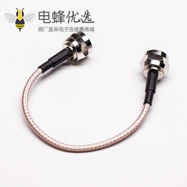 F头转公头直式180度组装线材压接