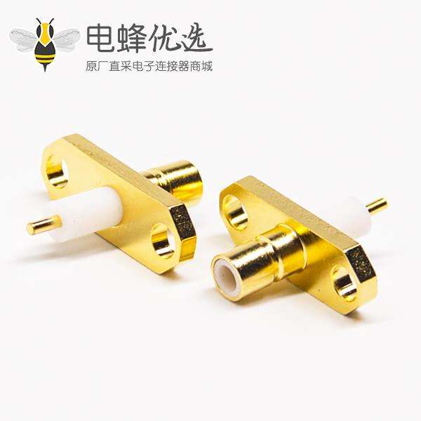 smb型接头母头直式180度2孔法兰焊接接线