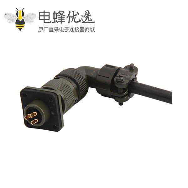 3芯工防标航空插座MS3102A10SL-3P连接器