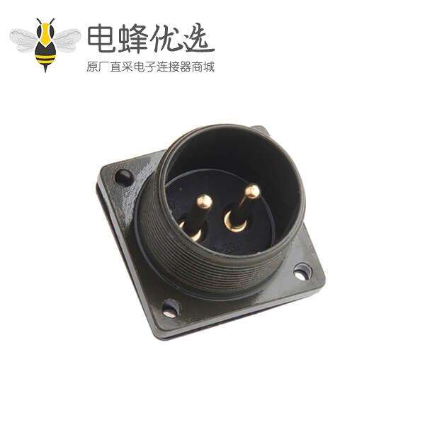 防水航空插头MS3102A20-23P功率型连接器-2P接头