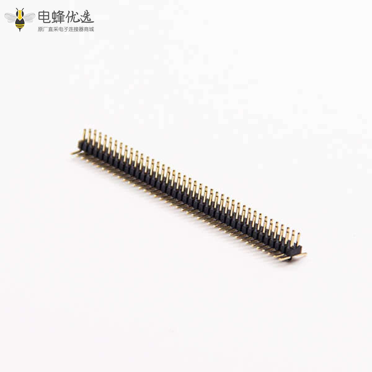 双排插针连接器直式180度1.0 PH 2&times;40 PIN贴板