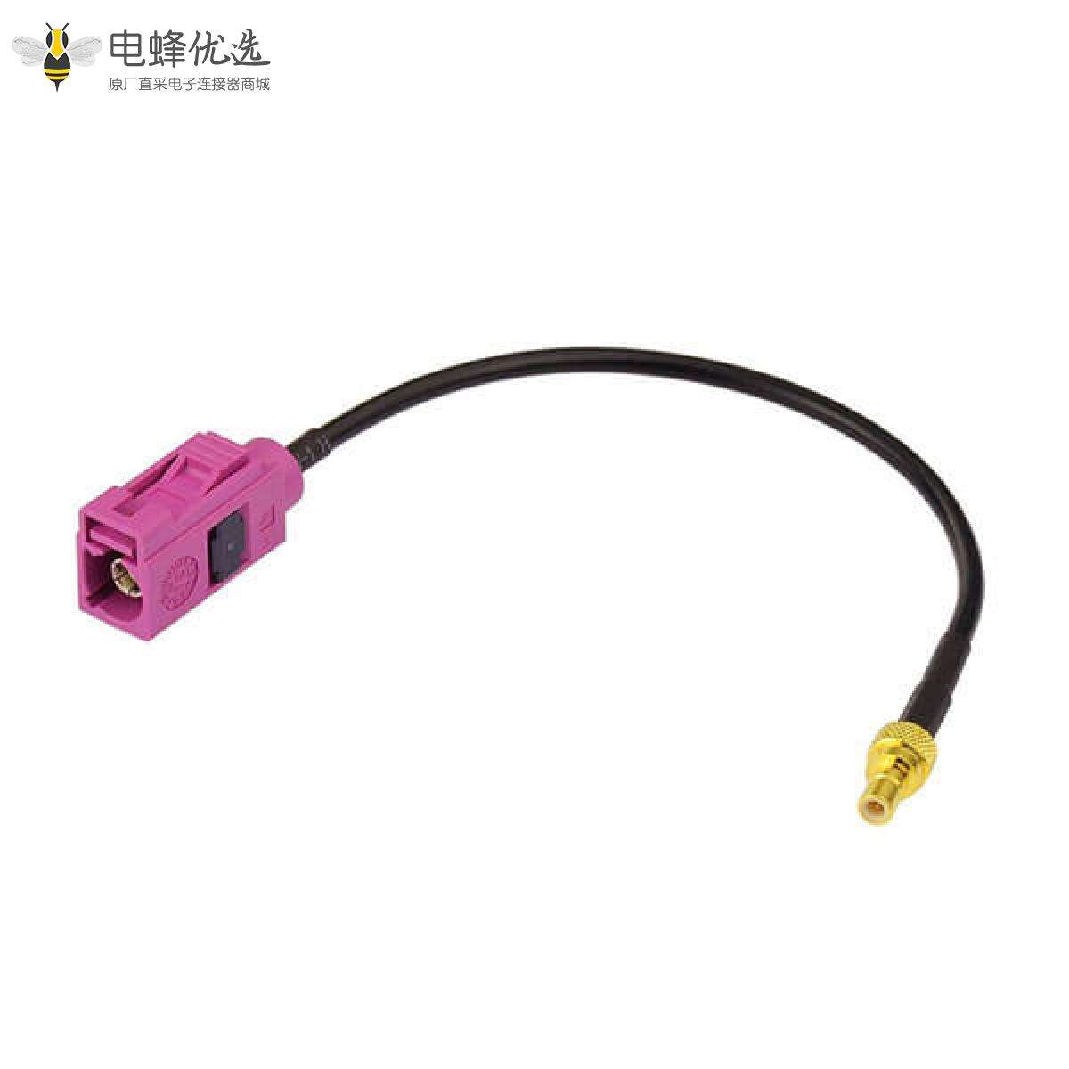 Fakra SMB公头转母头RG174组装无线电天线线材15CM