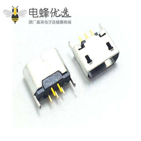 micro USB 5p母座连接器