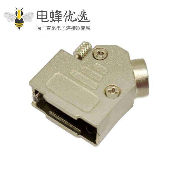 D-SUB 9 pin金属外壳弯头触控焊线