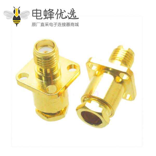 sma带法兰连接器母头直式锁接LMR300