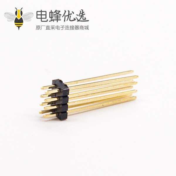1.27mm间距排针双排直式180度2&times;4PIN插孔
