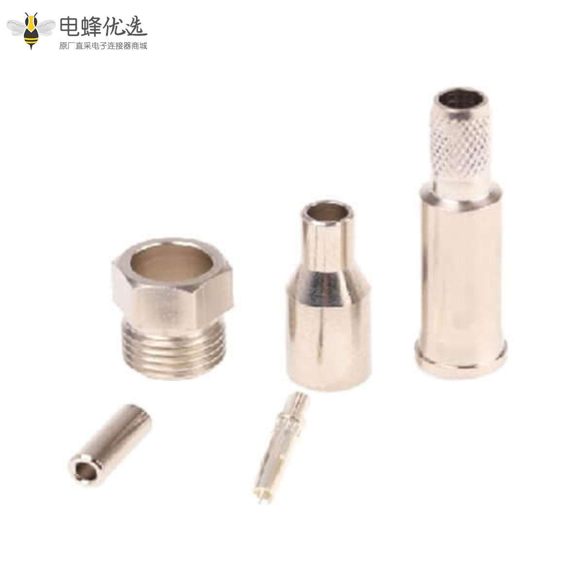 FME压接直式电缆安装连接器2GHz插座终端50&Omega;