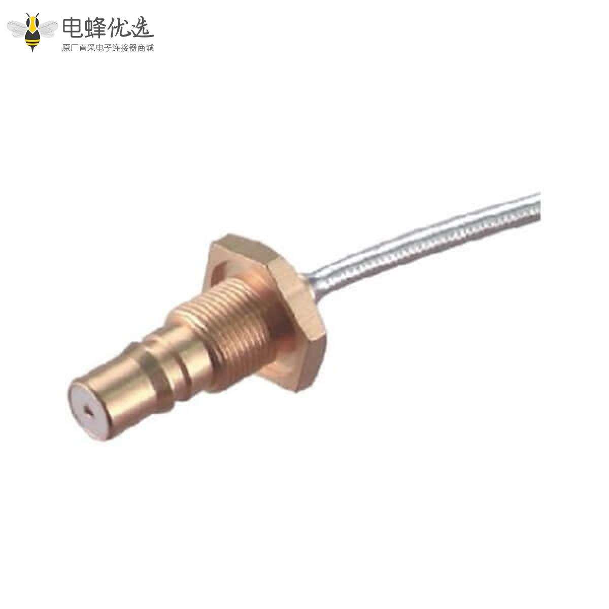 QMA50&Omega;面板安装连接器插座焊接端子接线RG316/U