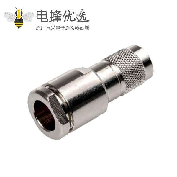 TNC插头焊接端子接直通50&Omega;公头电缆安装座RG213 / U