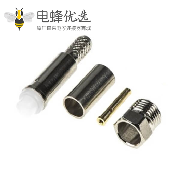 FME连接器直式电缆安装2GHz插孔压接端子50&Omega;