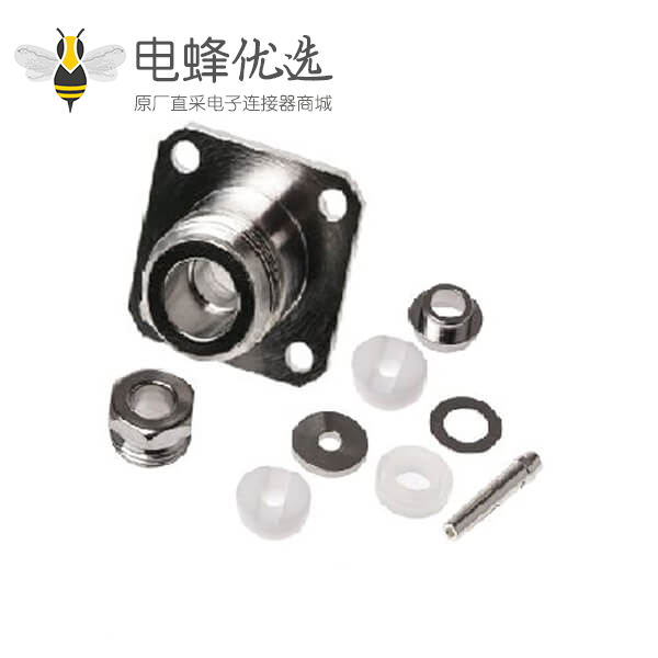 N型直式板装50&Omega;连接器插座端子11GHz