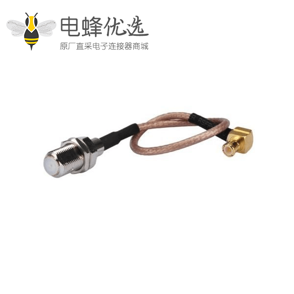 F头线厂商专供RG316组装线束接MCX公头转F母头