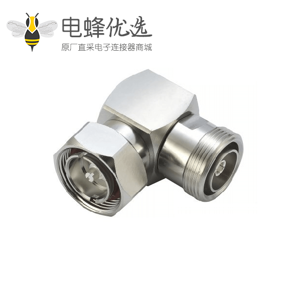 7/16连接器直角电缆安装50&Omega;隔板配件插头焊接端子