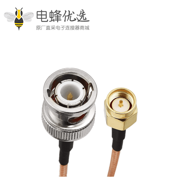 BNC线RG316组装式接BNC公头转SMA公头