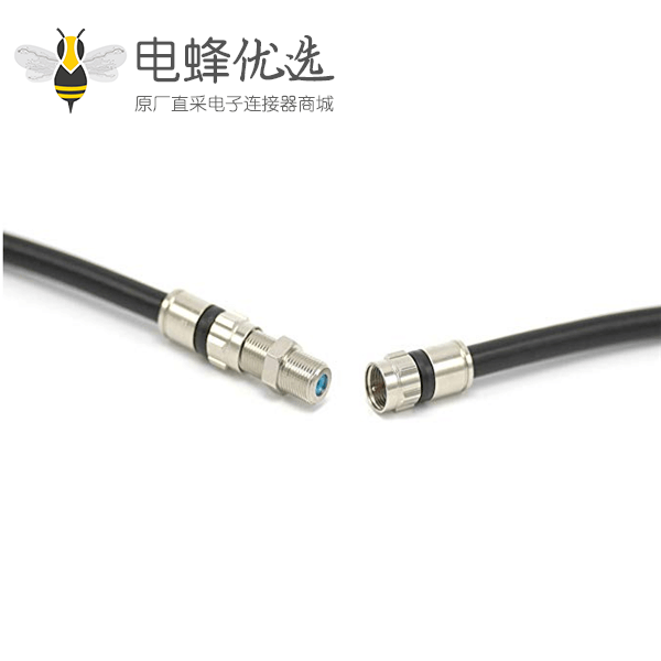 同轴线F头公转公接RG6线线长15M