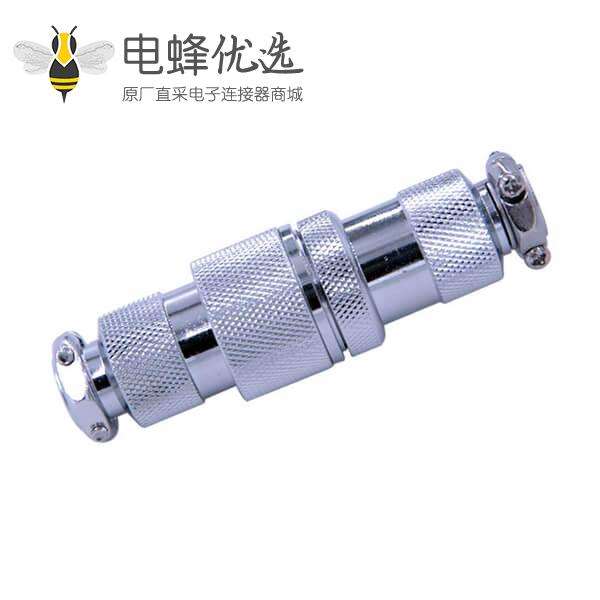 GX25连接器电动马达机械用直式GX25-4芯公母对接航空头2套