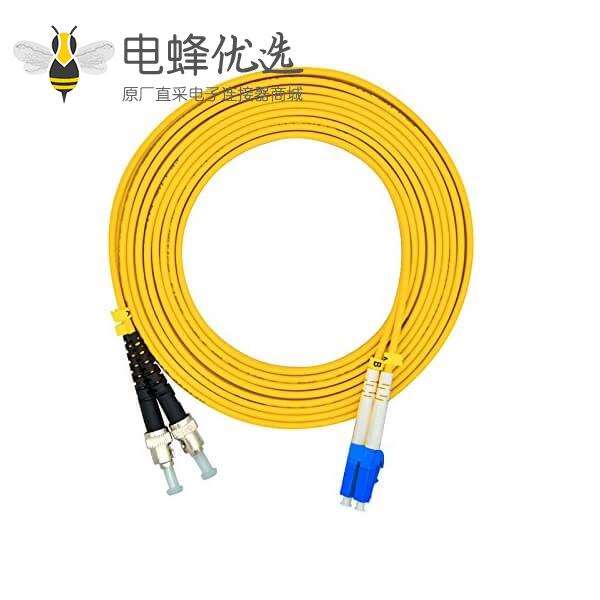 光纤线单模双工LC转ST 9/125&mu;m OS2线长3米