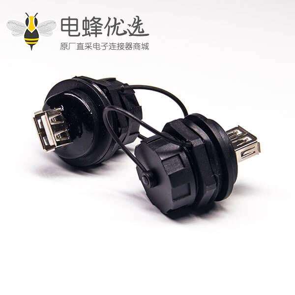 USB防水IP67转接头面板式