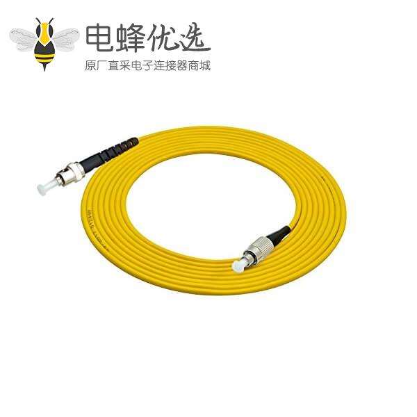 FC光纤跳线转ST 9/125&mu;m单工单模OS2线长3M