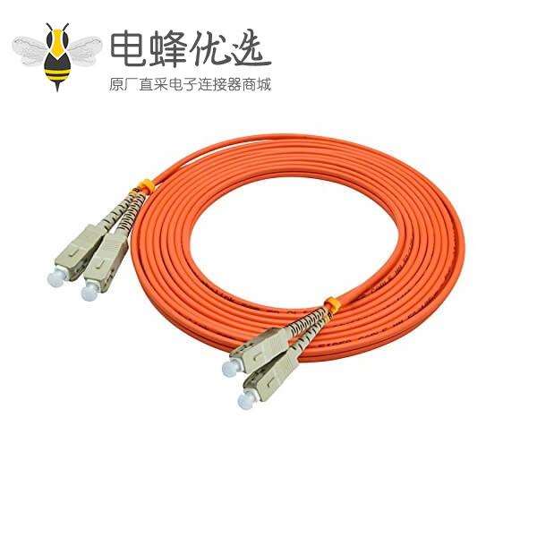 SC SC光纤跳线3米50/125&mu;m OM2双工多模