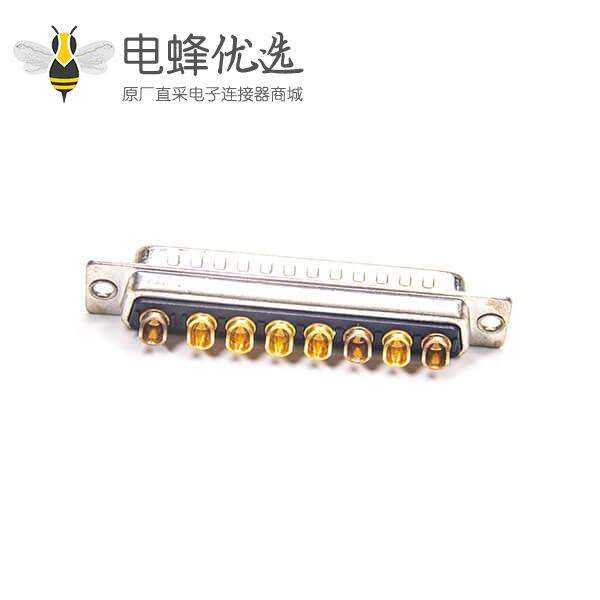 D-sub 8W8公头焊线