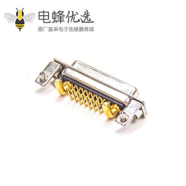 D-sub 17W2铁支架叉脚90度焊板