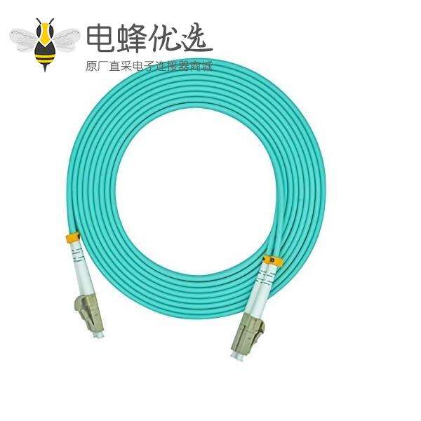 万兆LC-LC光纤跳线3米双工多模OM3