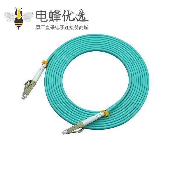 万兆LC-LC光纤跳线3米双工多模OM3