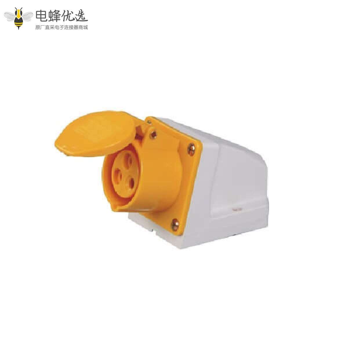 CEE工业插座IP44 IEC60309 32A 3芯明装插座