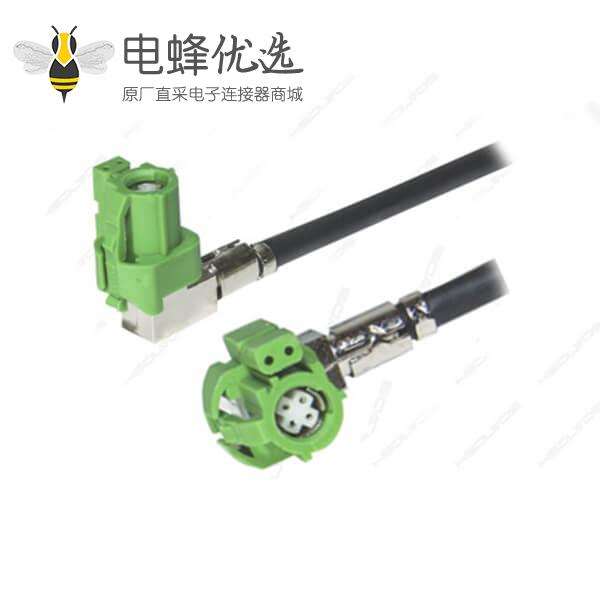 深圳HSD连接器厂家供应6芯E型母转母LVDS线束1米