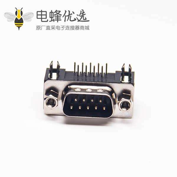 D-sub DR 9PIN公头90度插板