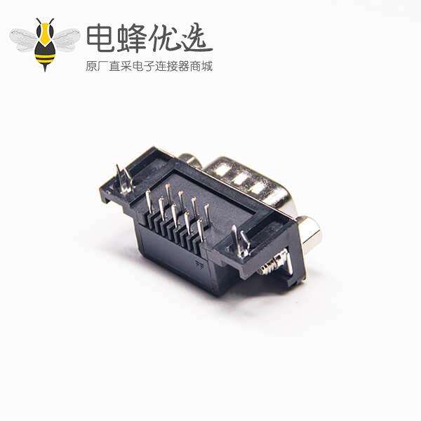 D-sub DR 9PIN公头90度插板