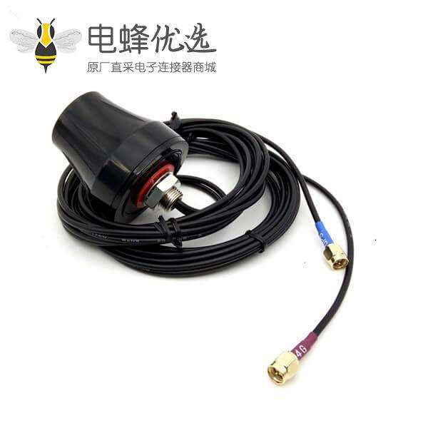 高增益4G GPS 组合全向天线28dbi接SMA头