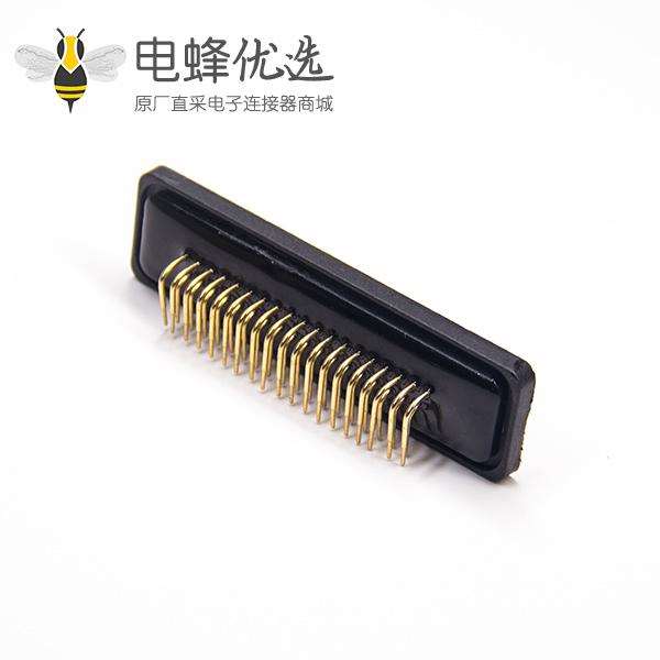 防水D-sub 37针母头弯头插板