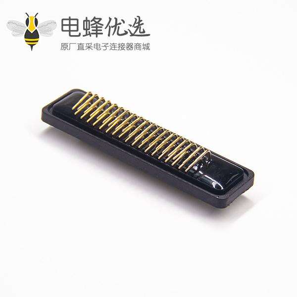 防水D-sub 37针母头弯头插板