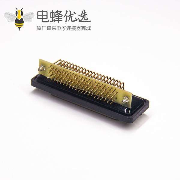 D-sub防水104公头弯头插板带挡板