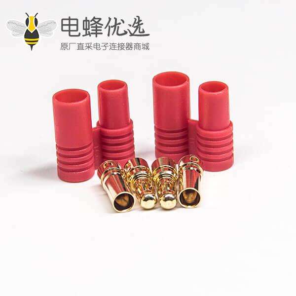 60A香蕉头PM3507 3.5MM 30-60A 铜镀金电源插头