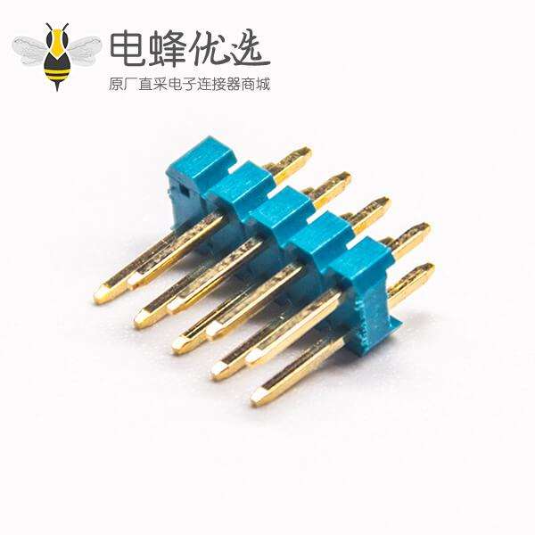 双排直排插针绿色塑胶排针长10.8mm穿孔式10pcs