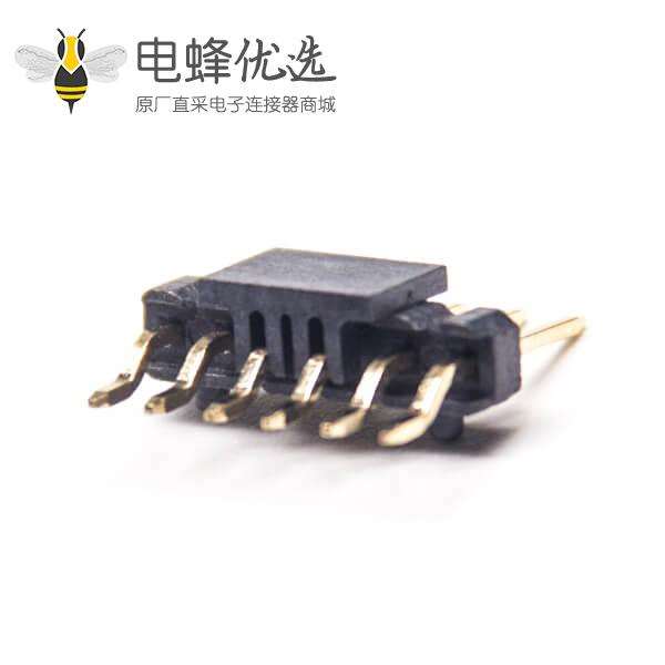 2.54卧式贴片排针单排直式180度5pcs