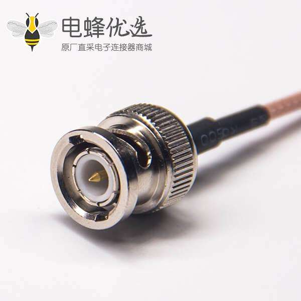 n母头四方连接器转bnc直式公头射频线