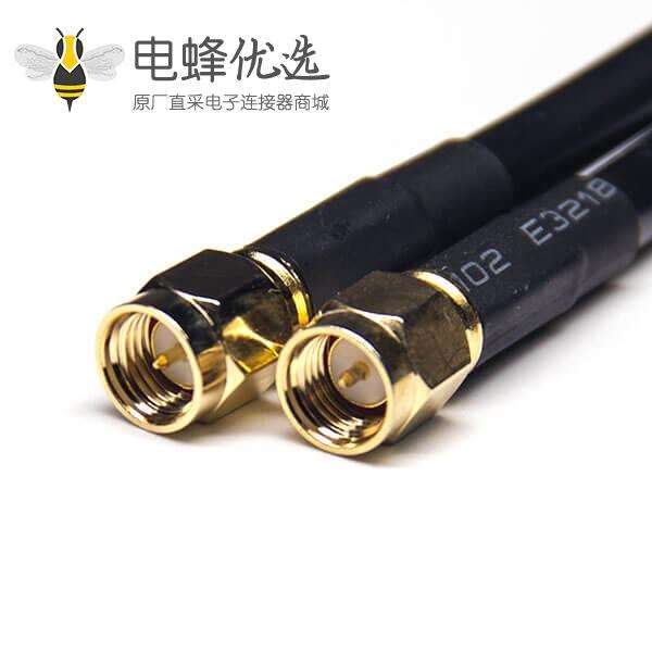 SMA线材公头直式转SMA公头直式接RG223 RG58