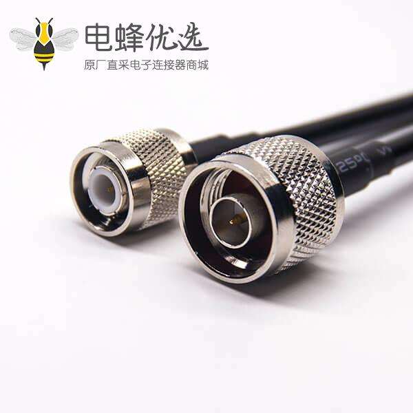 TNC接口直式公头转N型直式公头同轴电缆接RG223 RG58