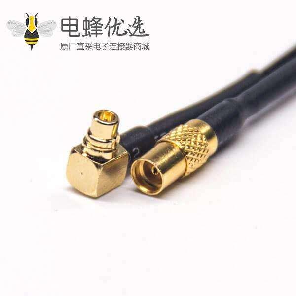 MMCX直插母头转MMCX弯公头接1.37线