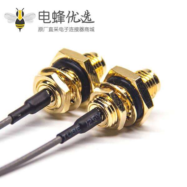 sma同轴电缆连接器直式母头转IPEX端子