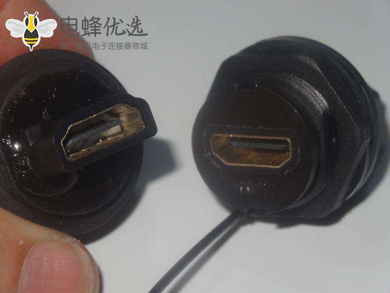 HDMI AF -AF 镀金 防水 转接头