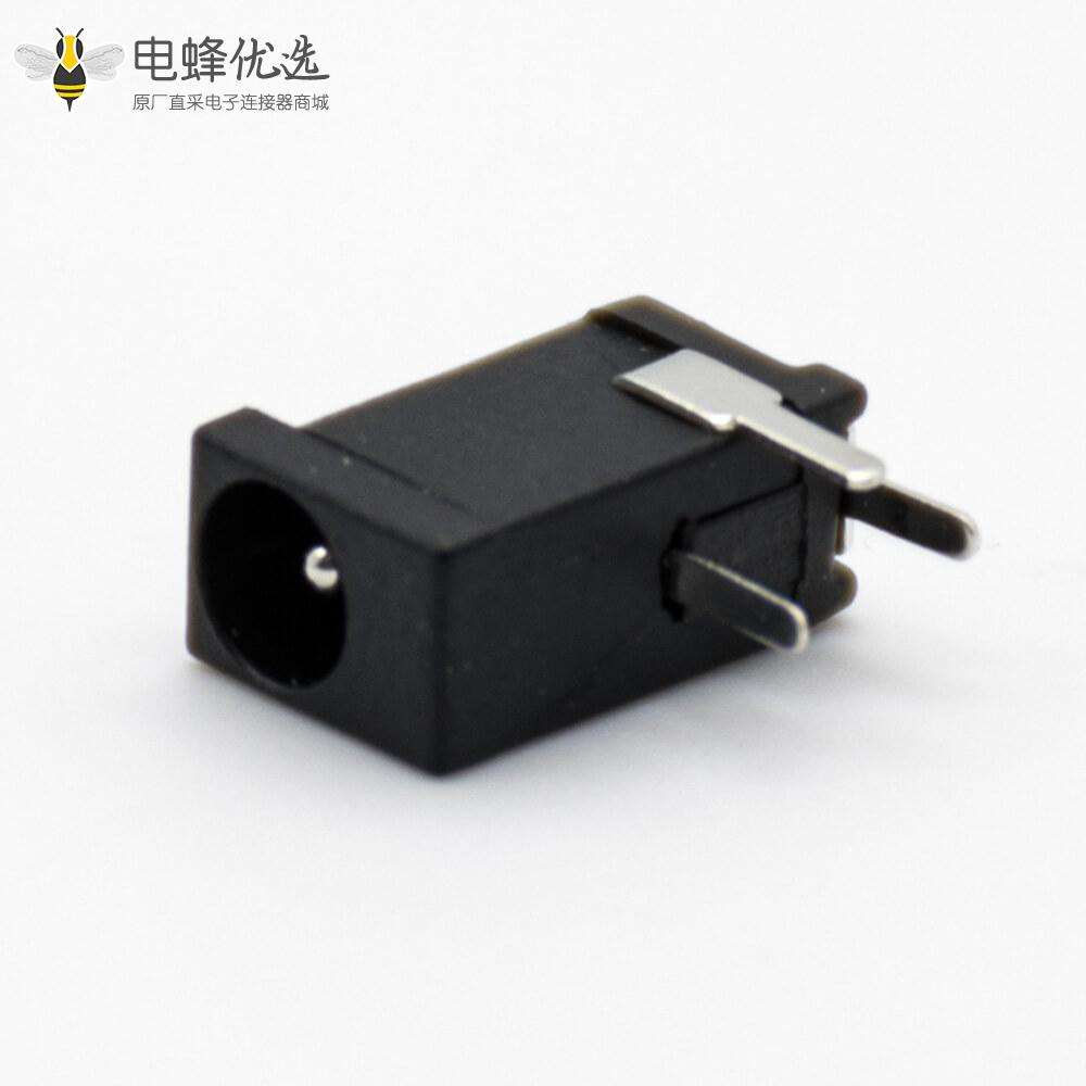 插座电源接口公座不带屏蔽插孔贴片焊接弯式5.5*2.0毫米DC连接器